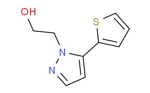 CAS No. 1707403-14-2, 2-(5-(Thiophen-2-yl)-1H-pyrazol-1-yl)ethanol