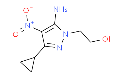CAS No. 1707603-28-8, 2-(5-Amino-3-cyclopropyl-4-nitro-1H-pyrazol-1-yl)ethanol