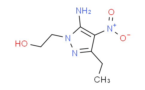CAS No. 1708380-60-2, 2-(5-Amino-3-ethyl-4-nitro-1H-pyrazol-1-yl)ethanol
