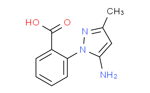CAS No. 298684-24-9, 2-(5-Amino-3-methyl-1H-pyrazol-1-yl)benzoic acid