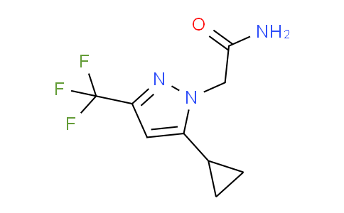 CAS No. 1171573-59-3, 2-(5-Cyclopropyl-3-(trifluoromethyl)-1H-pyrazol-1-yl)acetamide