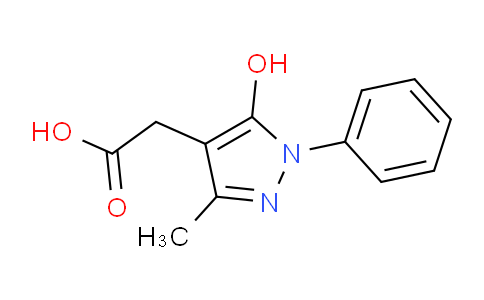 CAS No. 1015844-47-9, 2-(5-Hydroxy-3-methyl-1-phenyl-1H-pyrazol-4-yl)acetic acid
