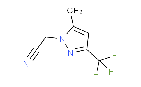 CAS No. 1001500-48-6, 2-(5-Methyl-3-(trifluoromethyl)-1H-pyrazol-1-yl)acetonitrile