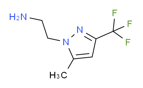 CAS No. 925154-89-8, 2-(5-Methyl-3-(trifluoromethyl)-1H-pyrazol-1-yl)ethanamine
