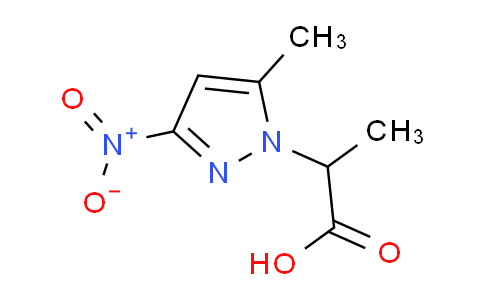 CAS No. 1005670-43-8, 2-(5-Methyl-3-nitro-1H-pyrazol-1-yl)propanoic acid