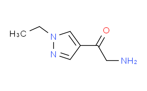 CAS No. 1602681-44-6, 2-Amino-1-(1-ethyl-1H-pyrazol-4-yl)ethanone