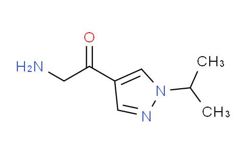 CAS No. 1557020-32-2, 2-Amino-1-(1-isopropyl-1H-pyrazol-4-yl)ethanone