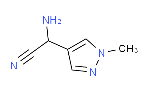 CAS No. 1152822-34-8, 2-Amino-2-(1-methyl-1H-pyrazol-4-yl)acetonitrile