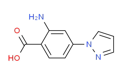 CAS No. 1186663-55-7, 2-Amino-4-(1-pyrazolyl)benzoic Acid