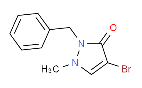 CAS No. 51620-31-6, 2-Benzyl-4-bromo-1-methyl-1H-pyrazol-3(2H)-one