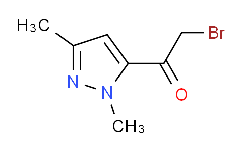 CAS No. 1015936-63-6, 2-Bromo-1-(1,3-dimethyl-1H-pyrazol-5-yl)ethanone