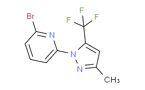 MC646256 | 1187386-44-2 | 2-Bromo-6-(3-methyl-5-(trifluoromethyl)-1H-pyrazol-1-yl)pyridine