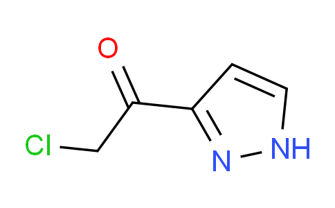 CAS No. 88137-70-6, 2-Chloro-1-(1H-pyrazol-3-yl)ethanone