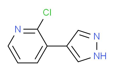 CAS No. 1563529-57-6, 2-Chloro-3-(1H-pyrazol-4-yl)pyridine