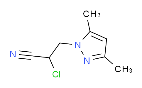 CAS No. 1338495-27-4, 2-Chloro-3-(3,5-dimethyl-1H-pyrazol-1-yl)propanenitrile