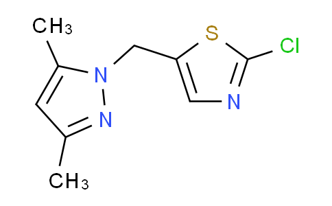CAS No. 477713-52-3, 2-Chloro-5-((3,5-dimethyl-1H-pyrazol-1-yl)methyl)thiazole