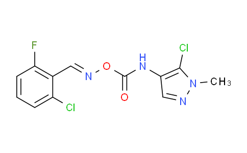 CAS No. 648427-16-1, 2-Chloro-6-fluorobenzaldehyde O-((5-chloro-1-methyl-1H-pyrazol-4-yl)carbamoyl) oxime