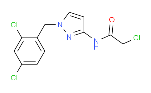 CAS No. 1004643-27-9, 2-Chloro-N-(1-(2,4-dichlorobenzyl)-1H-pyrazol-3-yl)acetamide