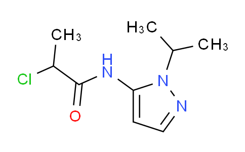 CAS No. 926206-87-3, 2-Chloro-N-(1-isopropyl-1H-pyrazol-5-yl)propanamide