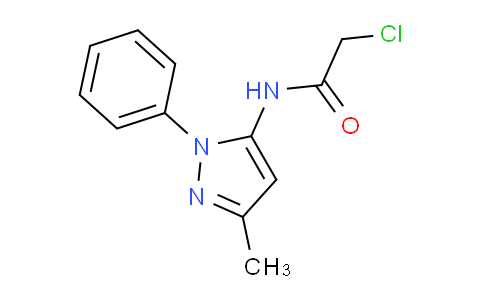 CAS No. 300727-15-5, 2-Chloro-N-(3-methyl-1-phenyl-1H-pyrazol-5-yl)acetamide