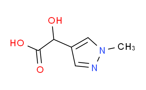 CAS No. 1250900-54-9, 2-Hydroxy-2-(1-methyl-1H-pyrazol-4-yl)acetic acid