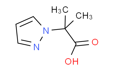 CAS No. 851975-10-5, 2-Methyl-2-(1H-pyrazol-1-yl)propanoic acid