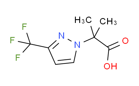 CAS No. 1250796-55-4, 2-Methyl-2-(3-(trifluoromethyl)-1H-pyrazol-1-yl)propanoic acid