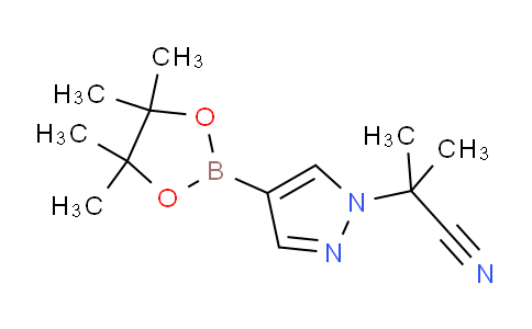 CAS No. 2095779-29-4, 2-Methyl-2-(4-(4,4,5,5-tetramethyl-1,3,2-dioxaborolan-2-yl)-1H-pyrazol-1-yl)propanenitrile