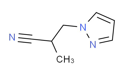 CAS No. 1006333-18-1, 2-Methyl-3-(1H-pyrazol-1-yl)propanenitrile