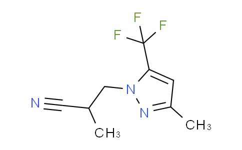 CAS No. 1006352-92-6, 2-Methyl-3-(3-methyl-5-(trifluoromethyl)-1H-pyrazol-1-yl)propanenitrile