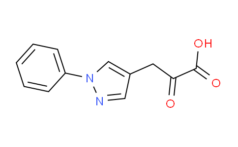 CAS No. 1052567-31-3, 2-Oxo-3-(1-phenyl-1H-pyrazol-4-yl)propanoic acid