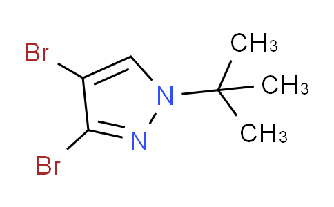 CAS No. 1820619-93-9, 3,4-Dibromo-1-(tert-butyl)-1H-pyrazole