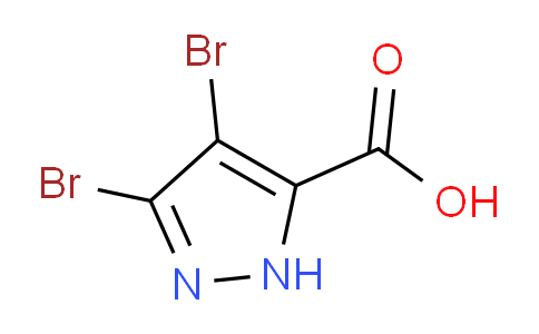 CAS No. 13745-16-9, 3,4-Dibromo-1H-pyrazole-5-carboxylic acid