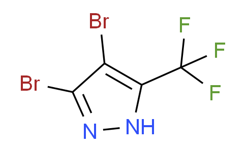 CAS No. 19968-15-1, 3,4-Dibromo-5-(trifluoromethyl)-1H-pyrazole