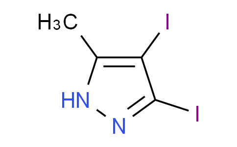 CAS No. 6715-87-3, 3,4-Diiodo-5-methyl-1H-pyrazole