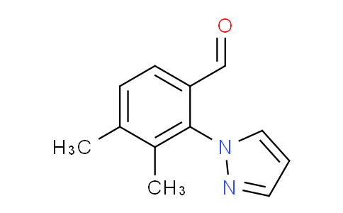 CAS No. 1214622-41-9, 3,4-Dimethyl-2-(1H-pyrazol-1-yl)benzaldehyde