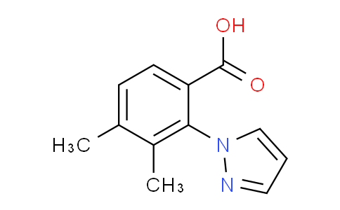 CAS No. 1214622-51-1, 3,4-Dimethyl-2-(1H-pyrazol-1-yl)benzoic acid