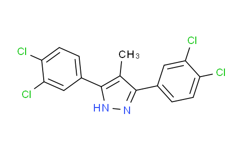 CAS No. 1159918-93-0, 3,5-Bis(3,4-dichlorophenyl)-4-methyl-1H-pyrazole