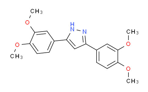 CAS No. 1159937-09-3, 3,5-Bis(3,4-dimethoxyphenyl)-1H-pyrazole