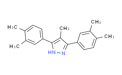 CAS No. 1159988-53-0, 3,5-Bis(3,4-dimethylphenyl)-4-methyl-1H-pyrazole