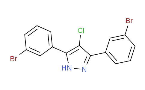 CAS No. 1159988-52-9, 3,5-Bis(3-bromophenyl)-4-chloro-1H-pyrazole