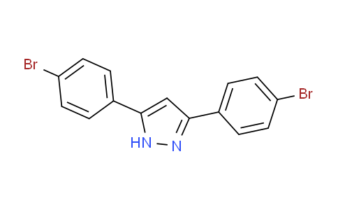 CAS No. 21399-30-4, 3,5-Bis(4-bromophenyl)-1H-pyrazole