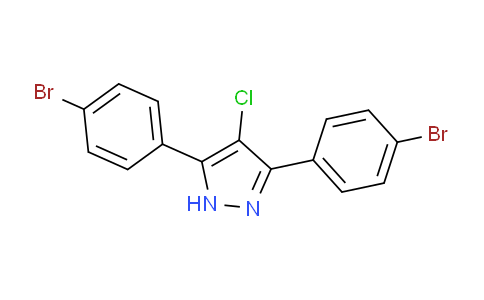 CAS No. 1159988-75-6, 3,5-Bis(4-bromophenyl)-4-chloro-1H-pyrazole