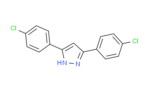 CAS No. 21399-29-1, 3,5-Bis(4-chlorophenyl)-1H-pyrazole