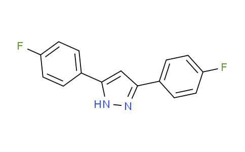 CAS No. 1493-47-6, 3,5-Bis(4-fluorophenyl)-1H-pyrazole