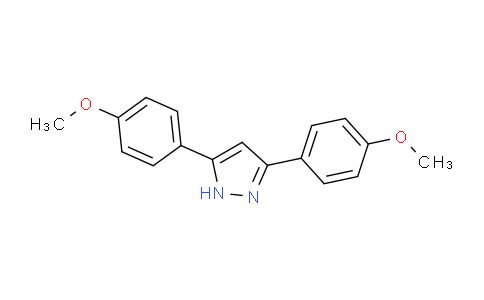 CAS No. 75059-30-2, 3,5-Bis(4-methoxyphenyl)-1H-pyrazole