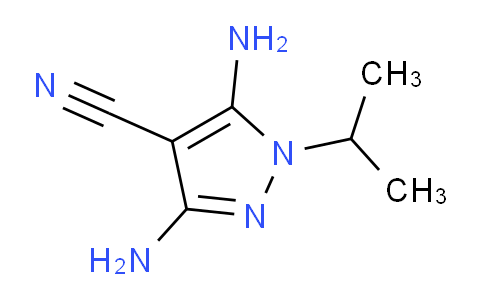CAS No. 1390635-68-3, 3,5-Diamino-1-isopropyl-1H-pyrazole-4-carbonitrile