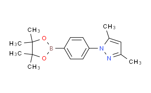 CAS No. 937796-06-0, 3,5-Dimethyl-1-(4-(4,4,5,5-tetramethyl-1,3,2-dioxaborolan-2-yl)phenyl)-1H-pyrazole