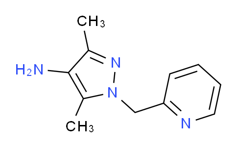 CAS No. 1152950-84-9, 3,5-Dimethyl-1-(pyridin-2-ylmethyl)-1H-pyrazol-4-amine