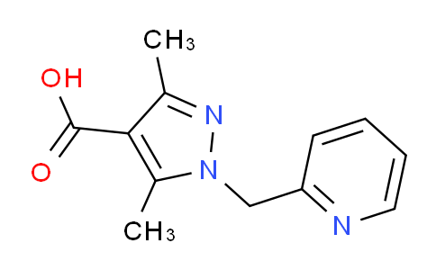 CAS No. 1153370-27-4, 3,5-Dimethyl-1-(pyridin-2-ylmethyl)-1H-pyrazole-4-carboxylic acid